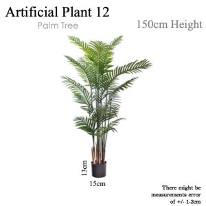 ⭐TROPICAL PALM⭐ Artificial Plant Decor Tree Indoor Plant Decoration Plant Home Decor Office Plant Lobby Plant Decoration Artificial Greenery Indoor Tree Artificial Plant Decoration Indoor Plant Decor for Home Office Hotel Lobby Interior Decoration