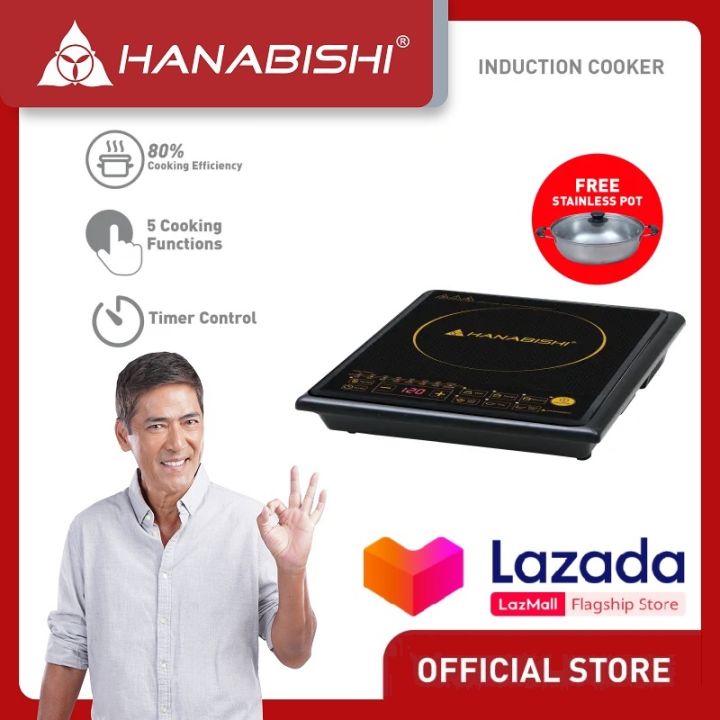 Hanabishi Induction Cooker HIC90 Induction Cooker w/ FREE Stainless