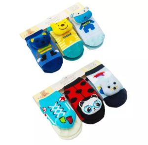 ( 3 PASANG ) KAOS KAKI BAYI LAKI LAKI DAN PEREMPUAN IMPORT