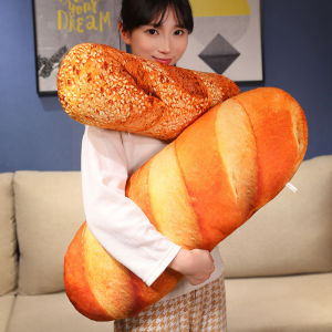JOJO CASTLE Creative Simulation Butter Bread Plush Toys Stuffed Food Bread Shaped Pillow For Home Sofa Room Decoration Kids Gifts 仿真抱枕
