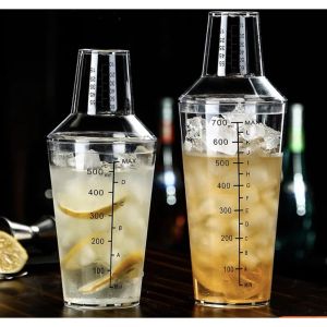 500ml/700ml Two-stage cocktail shaker Milk tea Shaker/Juice Shaker for bar/milk tea shop/coffee