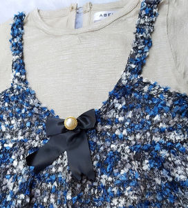 Dress Tutu Rajut Princess GLITTER - untuk bayi dan anak perempuan umur 1-4 tahun