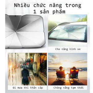 Dù che nắng kính lái xe hơi ô tô cao cấp - Ô chắn nắng ngăn tia UV bảo vệ nội thất xe hơi