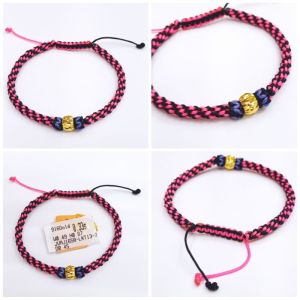 JIN JING HOMEMADE RANTAI TANGAN TALI BEADS EMAS 999/916