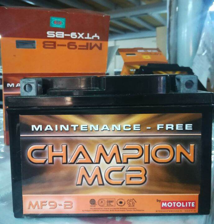 Motolite MOTORCYCLE Battery (VRLA Maintenance Free) MF9-B | Lazada PH