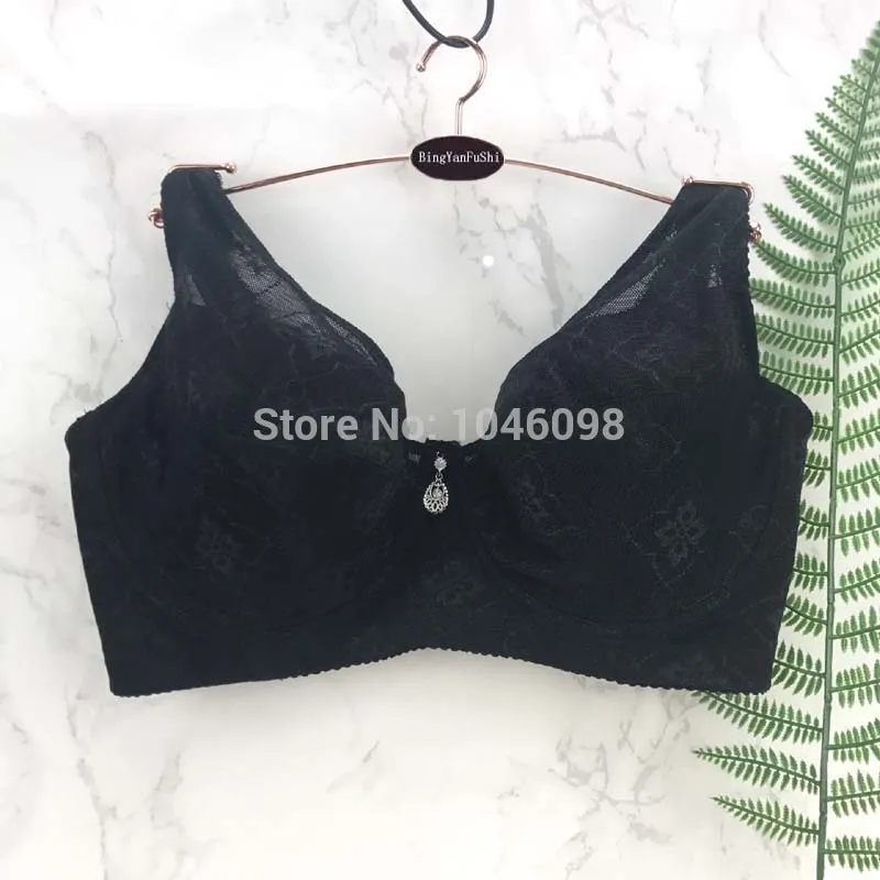 Ultralarge full DD E F G cup women bra bust size 80 85 95 90 100 105 110  115 sexy lace push up bras cotton mother bra bh C3204