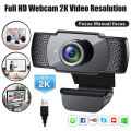 USB 2.0 4K Webcam FHD 720P Webcam for PC Camera Digital Web Cam with built-in noise reduction microphone Auto white balance color correction For Laptop Desktop. 