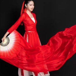 Q-1151 STORE Gradient Color Belly Dancing Fan Multicolors 120cm Practice Dancer Tool Sell Long Imitation Fan Dance Accessories