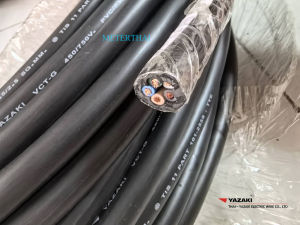 THAI YAZAKI สายไฟ VCT-G 4x2.5/2.5 Sqmm. ขดละ 100 เมตร