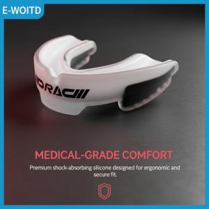 【E-WOITD】 Martial Arts Mouthguard for Adults Boxing Rugby Teeth Protection Shock Absorbing EVA Material