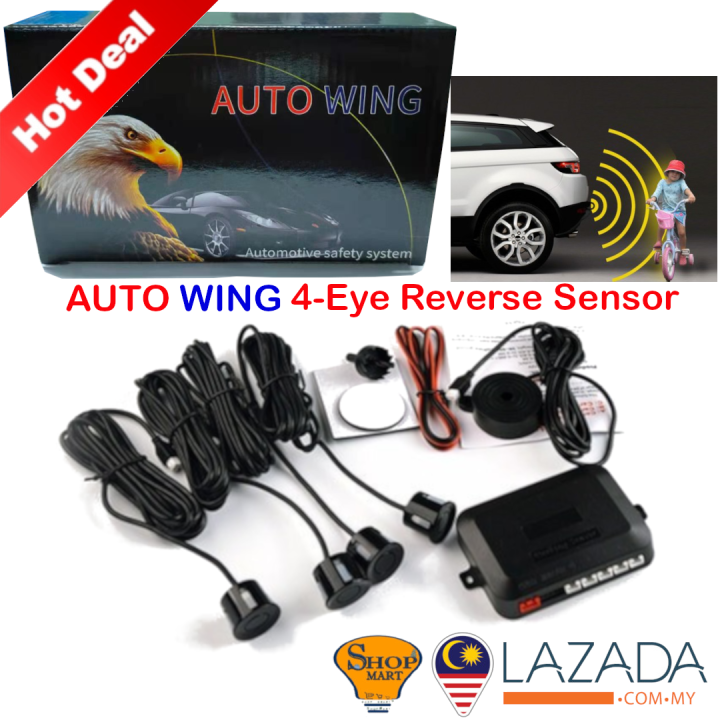 AUTO WING Car Reverse Sensor 4Eyes 22mm Parking Assistant Safety