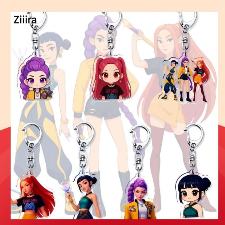 Jinu Keychains ZIIIRA Huntrix Saja Boys Kpop Demon Hunter Keychains Jinu Mira Sold My ...