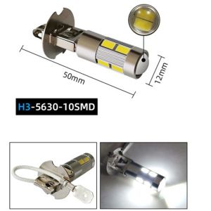 [AUTOMARTSHOP] 1PC H4 H7 H1 H3 Bulb White Light 5630 33SMD LED Light Universal For Car Motocycle Fog Light Headlight