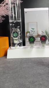 CRRJU/ Kajun 5018 Đồng hồ đeo tay nam thời trang dây thép đơn giản đồng hồ nam cá tính kinh doanh chống nước