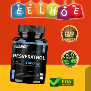 Resveratrol 1000 Mg Antioxidant Supplement Supports Heart And Cell Health Supports Healthy Aging