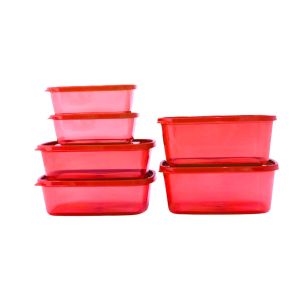 【CALISTA FURANO】Furano Premium Set 6 Pcs Ukuran Besar Wadah Set Penyimpanan dan Organizer Kulkas Food Storage Set