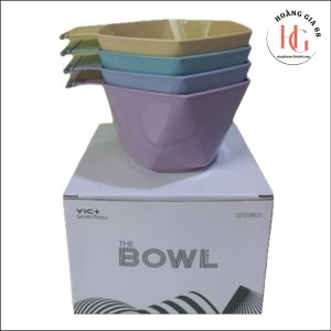 Bộ chén nhuộm 4 cái VIC+ Cao Cấp màu pastel dành cho salon tóc