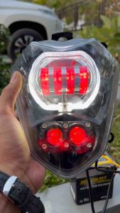 Lampu Depan Satria FU Pertama Thailand Costume Biled Billed Projie Laser