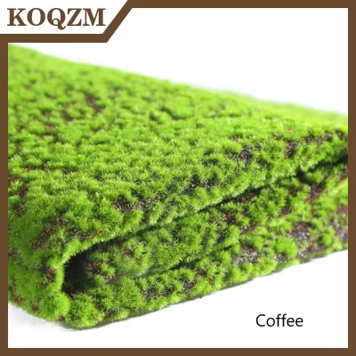 KOQZM 100*100cm เทียม MOSS ปลอมสีเขียว Plants MOSS Grass MAT สำหรับตกแต่งบ้าน