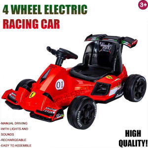 Racing car toy for kids Ride On Car toy Big car toy Rechargeable Car With Lights and sounds Electric car toy