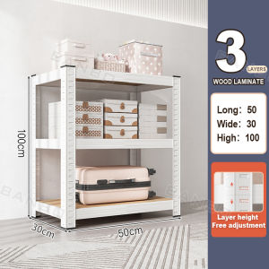 【Bearing 500KG】Multi-purpose Boltless Rack 5/6 Layers Adjustable Heavy Duty Shelves Organizer Space Saver Storage Rack Rust Proof Metal/Steel Shelf Storage Supermarket Display Rack Home Storage Rack