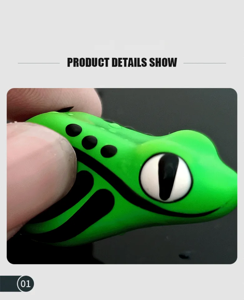 SeaSir 4cm/8gMini Silicone Soft Frog Fishing Lure Topwater