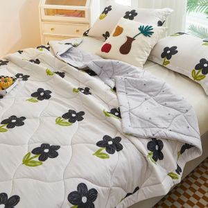 Summer cool quilt washed cotton double air-conditioned quilt thin childrens summer quilt