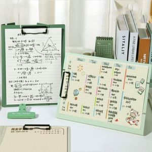 LANCE Kẹp giấy Kẹp hồ sơ đứng Bảng viết Gấp Kệ giấy trưng bày Văn phòng phẩm Tài liệu Bìa kẹp giấy A4 Trường học