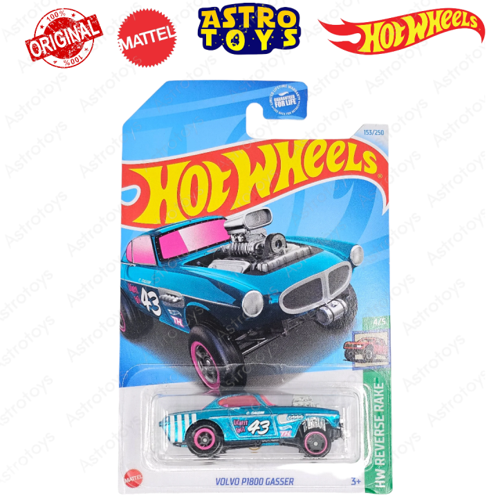 Hot Wheels Super Treasure Hunt STH Volvo P1800 Gasser 1:64