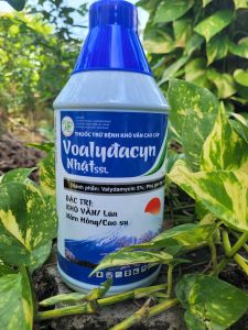 [Freeship Max] Thuốc trừ bệnh hoạt chất Valydamycin 5% hiệu VOALYDACYN NHẬT 5SL trừ bệnh đốm vằn trên lúa nấm hồng trên cao su hiệu quả cao chai 1 lít_