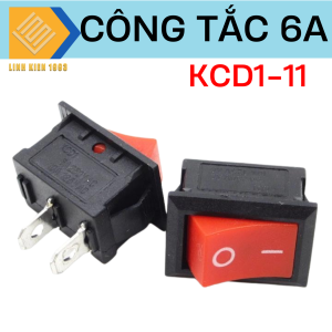 ( 3 Cái ) Công tắc bập bênh KCD1-11 ON-OFF có 2 chân 6A-250V