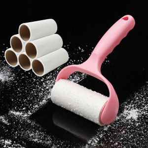 Portable Dust Drum Stickers Roll Clothes Cleaner Strong Sticky Roller Dust Hair Removal Sticker Roll