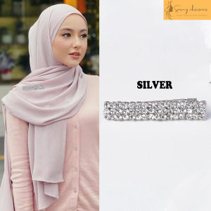 Bros Malaysia / hijab / kebaya / pashmina /  Kerudung / Bros Peniti / model Persegi panjang (C 3109)