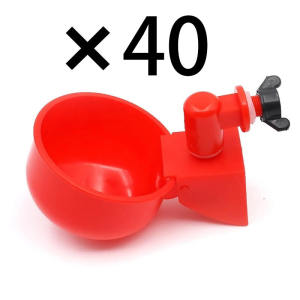 40pcs Poultry  Supply Drinker automatic  Nipple Drinker for Chicken chicken Feeder and Drinker