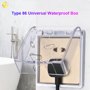 86 Loại Nắp Chống Nước Ổ Cắm Tường Thông Dụng Ốp Bảo Vệ Chuông Cửa Không Dây Hộp Chống Nước Dạng Dán Phòng Tắm Nắp Chống Bụi Hộp Chống Nước Dạng Ổ Cắm