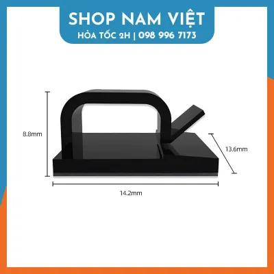 Kẹp Dán Tường Đi Dây Điện Dây Cáp Loại Cao Cấp