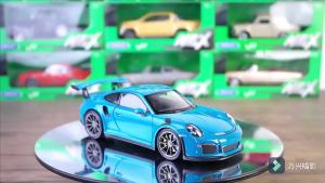 Willy WELLY1:24 Porsche  GT3 RS Sports Car Simulation Alloy Car Model Toy Gift #