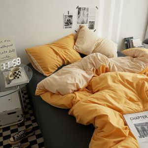 Snoopy A Super Soft Skin-Friendly Cotton Quilt Cover Bed Sheet Four-Piece Set Bedding Student Dormitory Three-Piece Set Bed Skirt 4LZD