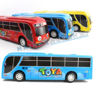 Mainan Mobil Bus Toya Murah - Miniatur Model Bis Koleksi Anak Laki Cowok