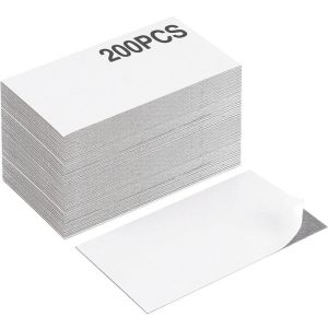PLNBFG 20/50Pcs Soft ic ic Stickers DIY 50x25mm Refrigerator  Backing Durable Flexible  Backing Business Cards Photos Crafts