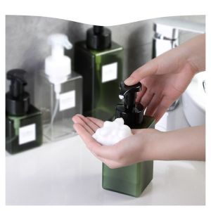 250ml 650ml Mousse Foam Dispenser Body Shampoo Shower Head Toning Lotion Facial Cleanser Soap Refillable Bottle Bathroom 旅行分裝瓶