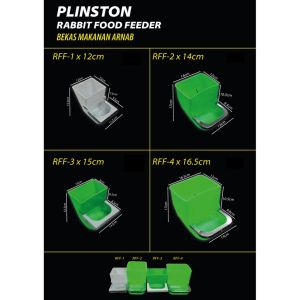 Bekas Makanan Arnab dgn Clip(Jenis L Shape) Rabbit Feeder Rabbit Cage Rabbit Food Rabbit Accessories Pet Supplies | 兔子笼喂食器