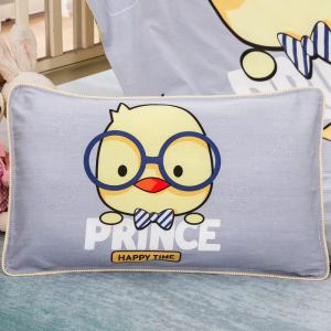 Gối cotton 3D cho bé - gối trẻ con - đảm bảo thoáng mát ( Cotton 100% ) kích thước 30x50 kèm ruột