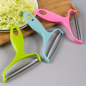 HTF Cooking Tools Wide Mouth Peelers Vegetable & Fruit Cabbage Graters Salad Potato Slicer Peeler