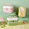 Kotak Makan Anak Lucu Dan Unik Lunch Box 2 Tingkat. 