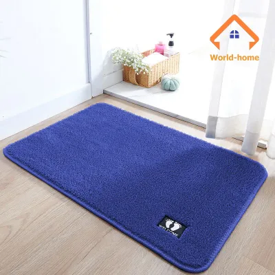 พรมเช็ดเท้า พรมห้องน้ํา ซับน้ำได้ดี ขนาด 40X60cm 50X80cm พรมกันลื่น พรมห้องนอน นุ่มสบายเท้า คุณภาพดี สีไม่ตก พร้อมส่ง