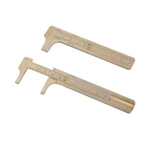 2pcs Mini Brass Callipers hand Sliding Gauges Small Analogues Vernier Calipers for Precisions Measurements In