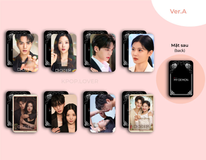 SET 8 CARD BO GÓC My Demon - chàng quỷ của tôi - Song Kang Kim YooJung ...