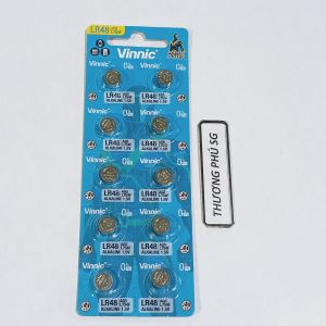 Pin 1.5V AG5 393A CX193 AG5 LR754 G5 LR48 193 GP93A 393 SR754W / HIệu VINNIC