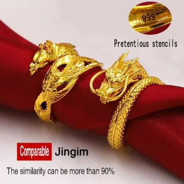 999 Gold Dragon Ring - Best Price in Singapore - Sep 2024
